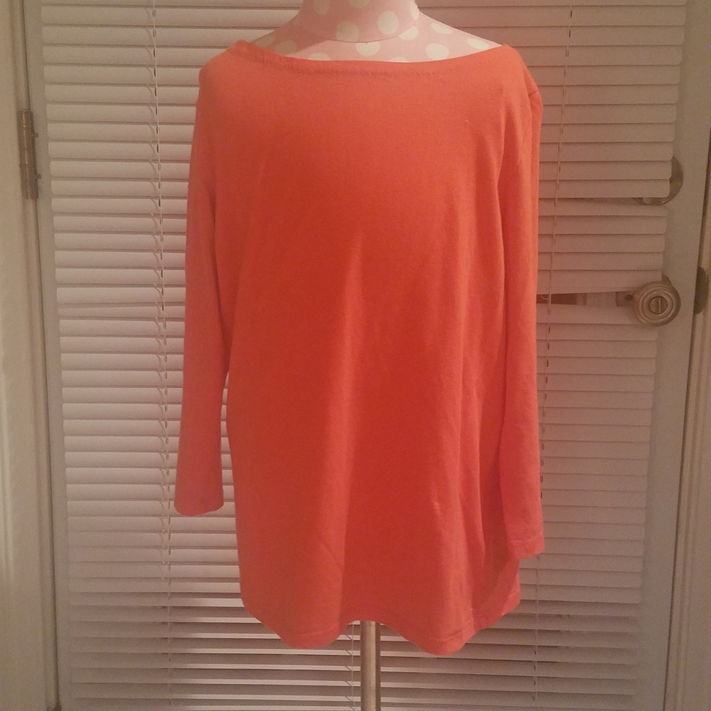 Orange Long Sleeved Shirt